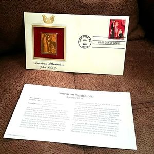 Collectible gold stamp John Held Jr.